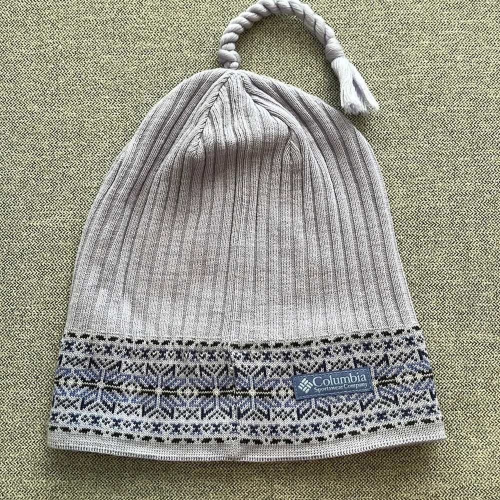 Columbia Purple Beanie Hat